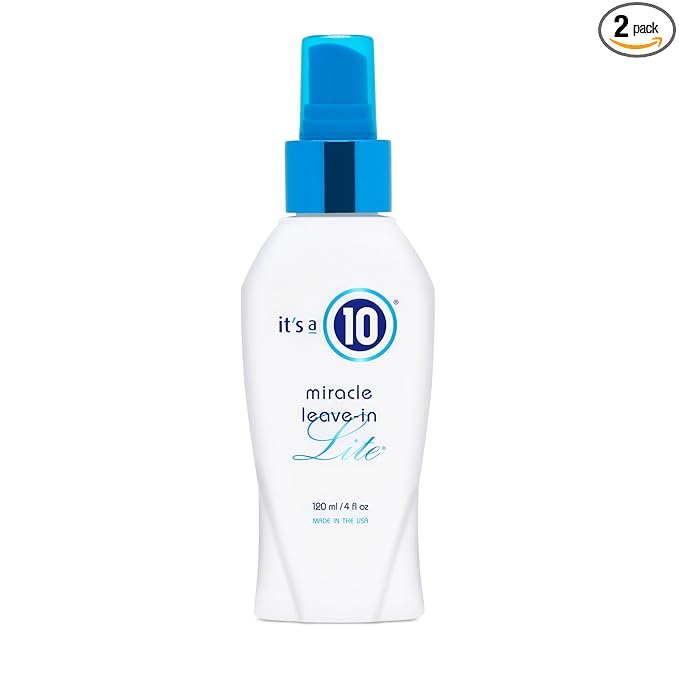 It's a 10 Haircare Miracle Leave-In Lite 4, fl. oz. (Pack of 2)