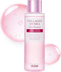 YADAH Collagen Hydra First Toner Essence – Deep Hydration, Soothing with 80,000ppm Collagen Peptides and Triple Hyaluronic Acid, Centella Asiatica Extract, Niacinamide – 5.07 fl oz. Korean Skincare