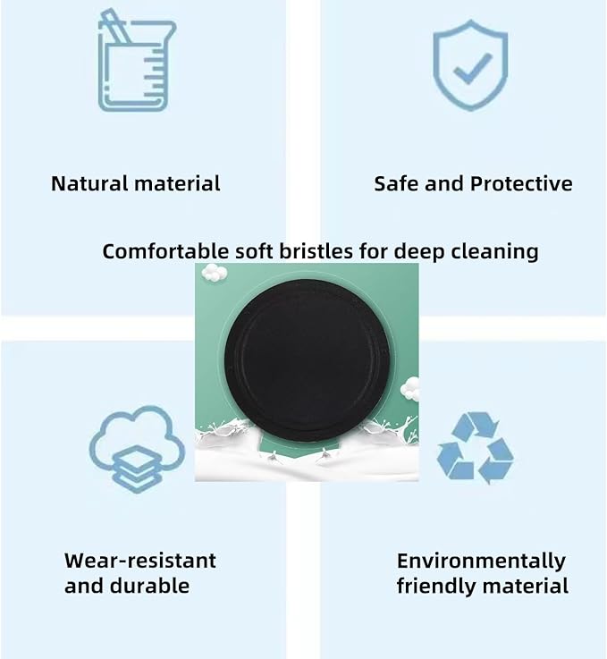 Exfoliating Body Scrubber for Shower, Smooth Skin, Eco Friendly Exfoliating Body Scrubber, Dead Skin Remover,Body Polish,Treatment of Keratosis Pilaris for Adults Child Unisex (3 Pack-Black)