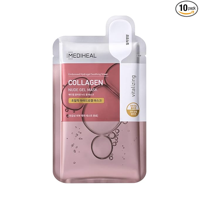 Mediheal Firming Nude Gel Mask 10 Count Lifting Korean Sheet Mask