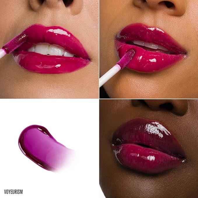 Jeffree Star Cosmetics Lip Arousal Lip Plumper, 7 Colors, 4ml/0.14 fl. Oz., with Peptides, Jojoba Oil, Avocado Oil, Vitamin E, Chili Pepper Extract, Plumping Effect (Voyeurism)