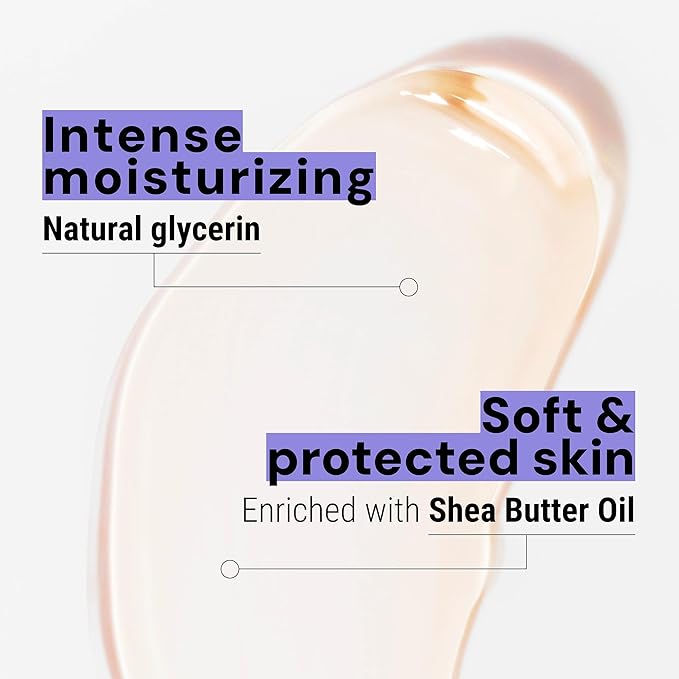 Panier des Sens - Lavender Moisturizing Body Wash for Women & Men - Gentle Shower Gel - 96% Natural - Normal, Sensitive Skin - Body Care Made in France, SLS Free, Vegan - 6.8 floz