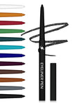 Glitter Black Eyeliner Pencil, Glitter Gel Eyeliner Pencils, Waterproof Smudge Proof Long-Lasting Metallic Waterline Eye Liner, Precision Retractable Shine Pen for Mature Women Girls Eye Makeup- #12