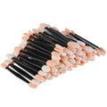 50pcs Eyeshadow Applicators, Disposable Eyeshadow Sponge Brush Double-Sided Eye Makeup Sponge Applicators