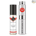 CA Perfume Duo Impression of New York Amber For Women And Men Perfume Layering Set Long Lasting Travel Size EDP + Body Oil Roll-On Bottle 0.27 Fl Oz+0.33 Fl Oz