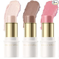 FALOCUTUS 3 Pcs FAIR Contour Stick Set,Cream Blush & Highlighter Bronzer Pen,Long Lasting & Smooth Natural Face Contouring Illuminator,Professional Makeup Kit for All Skin