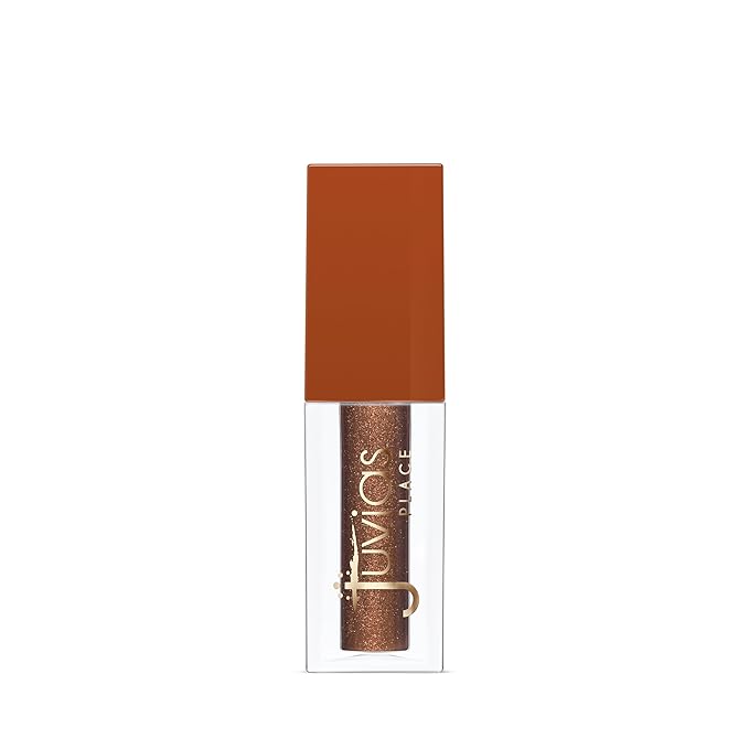 Juvia's Place Coffee Shop Liquid Eyeshadow - Bronzed Brew - Metallic Shimmer for Long-Lasting Color, Waterproof, and Glittering Finish - Buildable and Vibrant - Ideal for All Skin Tones, 0.08 fl oz
