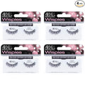 Ardell False Eyelashes Baby Wispies - Black, Natural Look, Lightweight, Long-Lasting, Fluffy, Full Lashes, 4 Pack