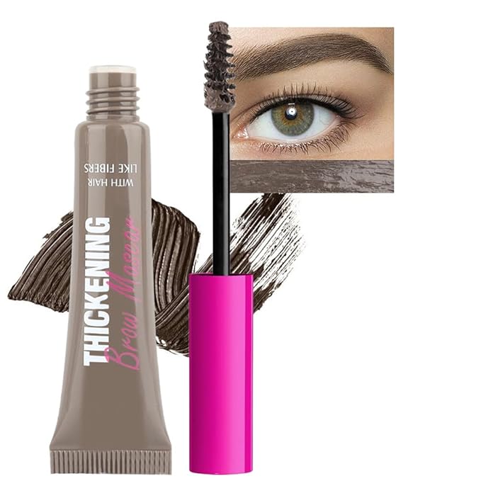 Kaely Thickening Brow Mascara, Tinted Eyebrow Gel Waterproof, Eyebrow Color Makeup, Vegan, Cruelty Free, maquillaje gel para cejas a prueba de agua, 02 Cool Blonde