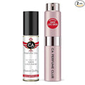 CA Perfume Duo Impression of Amor Love Amor For Women Perfume Layering Set Long Lasting Travel Size EDP + Body Oil Roll-On Bottle 0.27 Fl Oz+0.33 Fl Oz