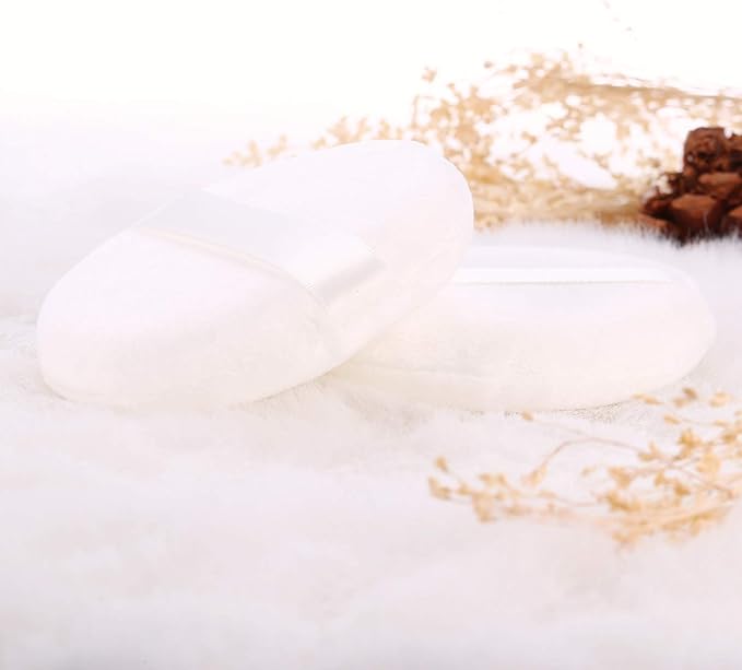 Powder Puff, Body Powder Puff, Extra-Large Powder Puff,Soft Powder Puffs for Body Powder,Triangle Makeup Puff