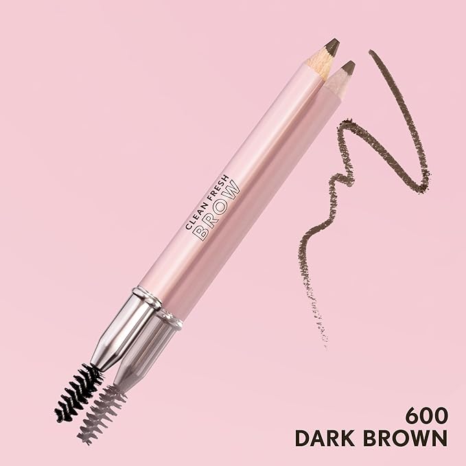 Covergirl Clean Fresh Brow Eyebrow Pencil 600 Dark Brown 0.02 oz (Pack of 1)