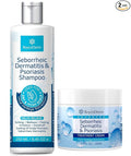 Roycederm Seborrheic Dermatitis & Psoriasis Scalp Treatment Kit – Shampoo + Cream for Dry Itchy Scalp, Dandruff, Scalp Relief Soothing Care System