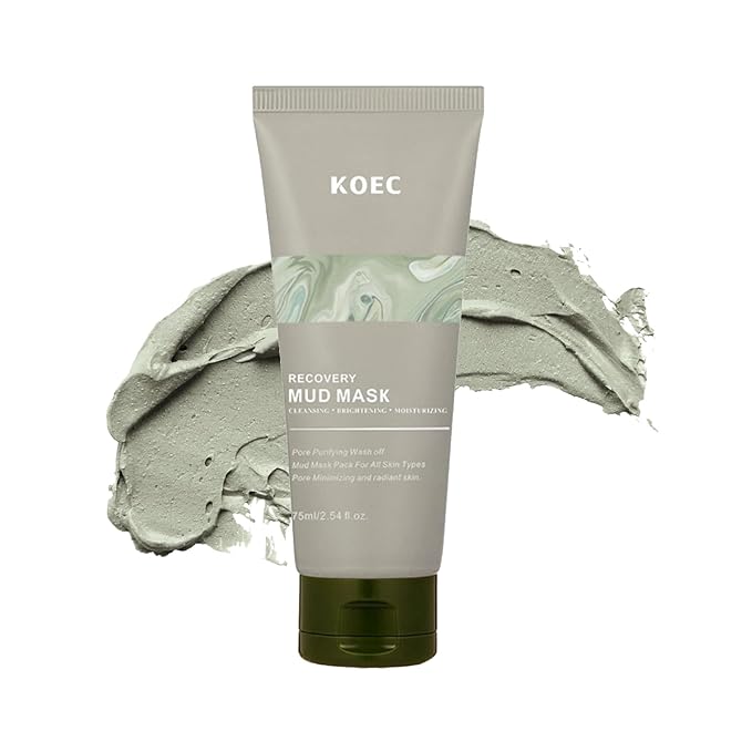 Recovery Mud Mask - Clay Mask - Body Mud Hydrating & Deep Pore Tightening Face Mask, Natural Purifying Clay - Korean Wash Off Body Facial Mud Mask
