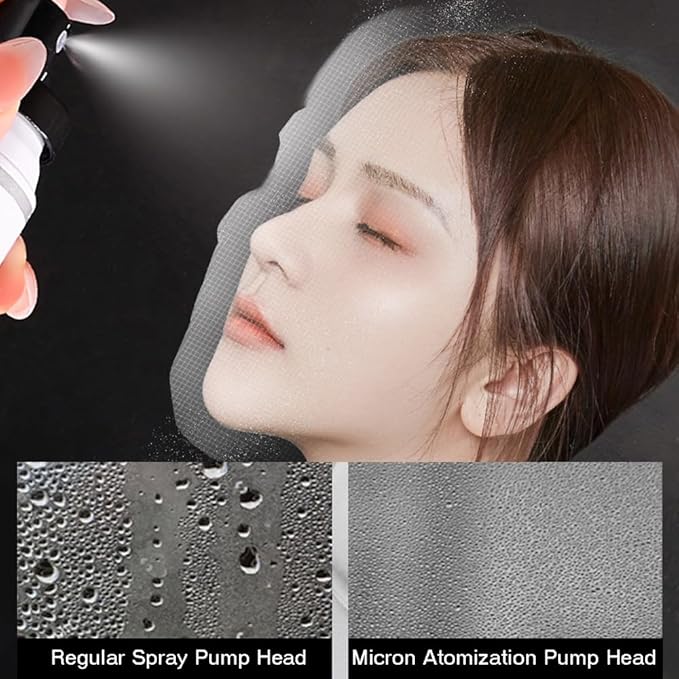 2PCS Makeup Setting Spray Set - Weightless, Long-Lasting, Waterproof, Water-Based Formula, Oil Control and Hydrating for All Skin Types