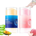 Cracked Repair Cream, 2Pcs Cream For Dry Cracked Skin, Peach Cracked Heel Stick, Rolling Use Moisturizing Balm For Dry Cracked Feet Hands And Elbows (40gx 2)