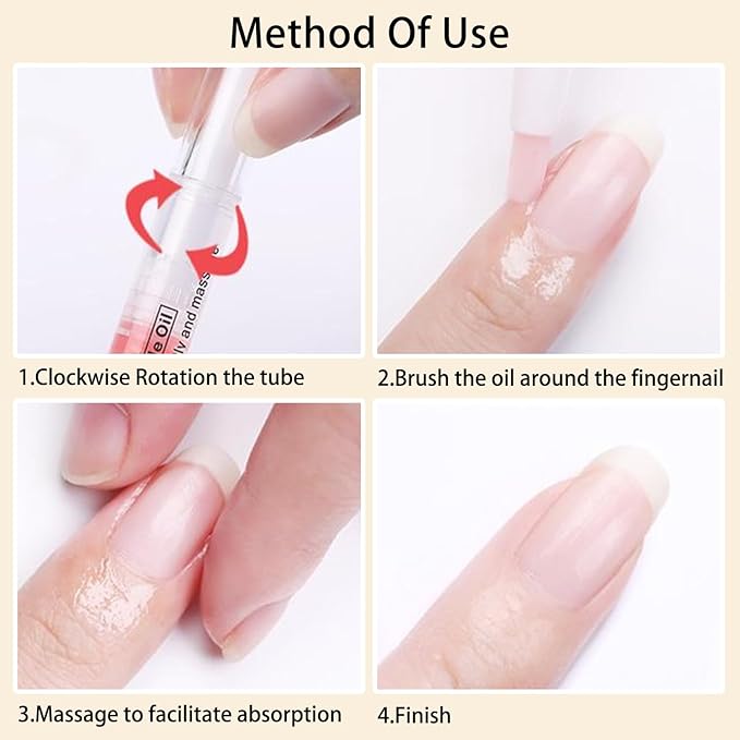 18Pcs Nail Cuticle Oils Nutrition Oil Pen Nourishment Pens 18Smell Cuticle Revitalizer for Agnail Nourish Skin Nail Care