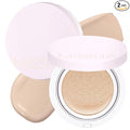 MISSHA Magic Cushion Foundation No.21 (2 Pack) Light Beige for Bright Skin - Flawless Coverage,Dewy Finish,Easy Application for All Skin Types