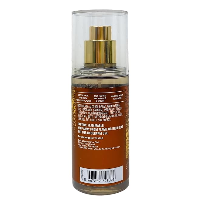 Bath & Body Works Warm Vanilla Sugar Mini Body Cream and Fragrance Mist Duo Set with a Natural Oats Sample Soap - Travel Size