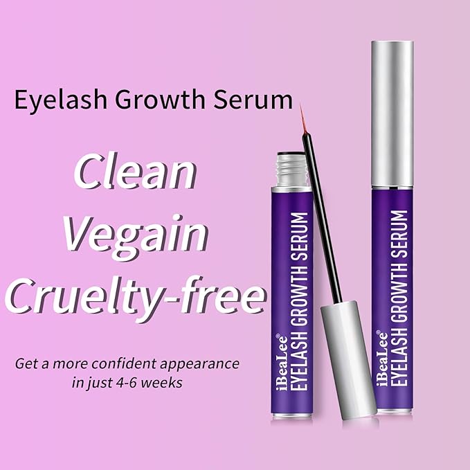 Premium Eyelash Growth Serum, Eyebrow Growth Serum, Plant Extracts for Advanced Lashes Enhancer Longer, Fuller and Thicker, Natural Beauty Enhancement(8 ml)