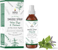 SOUL STICKS White Sage & Patchouli Smudge Spray For Cleansing and Negative Energy | 3.5oz White Sage Smudge Spray with Real Quartz Crystals | Car Fragrance Sage Room Spray for Spiritual Cleansing