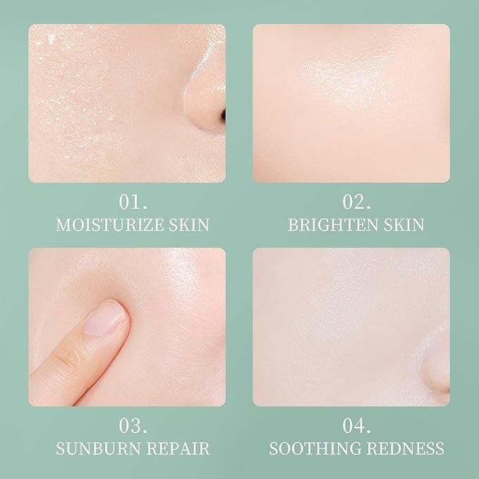 Aloe Vera Gel Mousse Bubble Face Mask for Women, Hydrating & Nourishing Face Masks for Moisturizing Skin Care, Soothing & Calming Overnight Face Mask 3.52oz