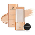 Korean Foundation Stick for Mature Skin, Waterproof Natural Nude Full Coverage Foundation Makeup Concealer, Double Head Foundations Make Up Sticks with Brush for All Skin (#04 WARM ALMOND)