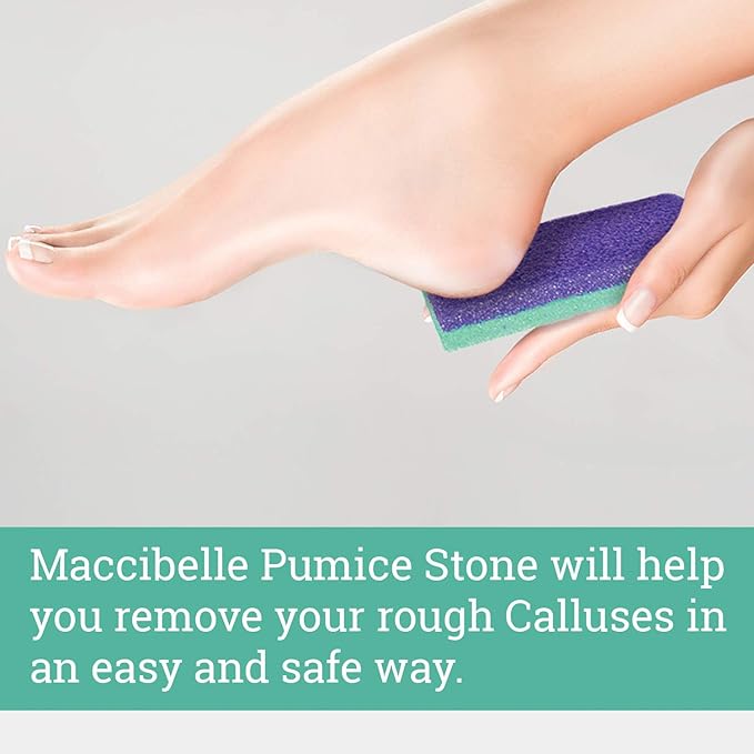 Salon Foot Pumice and Scrubber for Feet and Heels Callus and Dead Skins, Safely and Easily Eliminate Callus and Rough Heels (Pack of 3)