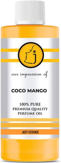 Just Essence Coco Mango Fregrance Perfume Oil for Perfume Making, Personal Body Oil, Soap, Lotion, Candle Making & Incense | Premium Quality Undiluted & Alcohol Free | 2 Fl Oz