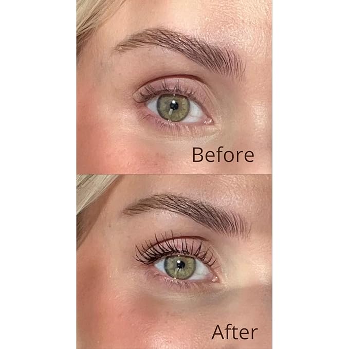 Sandstone Scandinavia Hypoallergenic Mascara for Sensitive Eyes – Smudge-Proof & Sweatproof Lengthening Mascara with Lash Separation – Vegan, Fragrance-Free & Allergy Certified – Brown