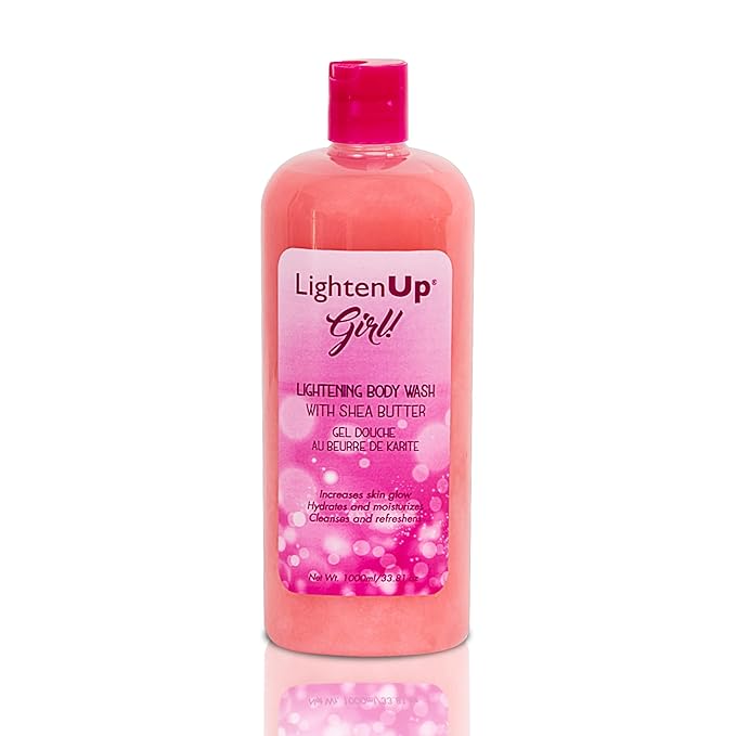 OMIC Lighten-Up LightenUp Exfoliating Body Wash - 33.8 Fl oz / 1000 ml (Girl)