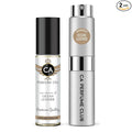 CA Perfume Duo Impression of Ocean Leather For Women And Men Perfume Layering Set Long Lasting Travel Size EDP + Body Oil Roll-On Bottle 0.27 Fl Oz+0.33 Fl Oz