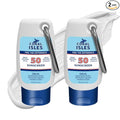 Coral Isles Reef Safe Sunscreen SPF 50 – Hawaii Compliant, Broad Spectrum UVA/UVB Protection, Water Resistant (80 Min), Non-Greasy, No White Cast, Sensitive Skin & Face, 2 Fl Oz (2-Pack)