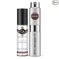 CA Perfume Duo Impression of Cuir de Rose For Women And Men Perfume Layering Set Long Lasting Travel Size EDP + Body Oil Roll-On Bottle 0.27 Fl Oz+0.33 Fl Oz