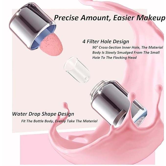 Aztk Liquid Blush, Aztk Jelly Color Liquid Blushes, Blush for Cheeks, Cream Blusher with Sponge Head - High-Pigment, Long-Lasting, Lightweight, Matte Finish (JC02)