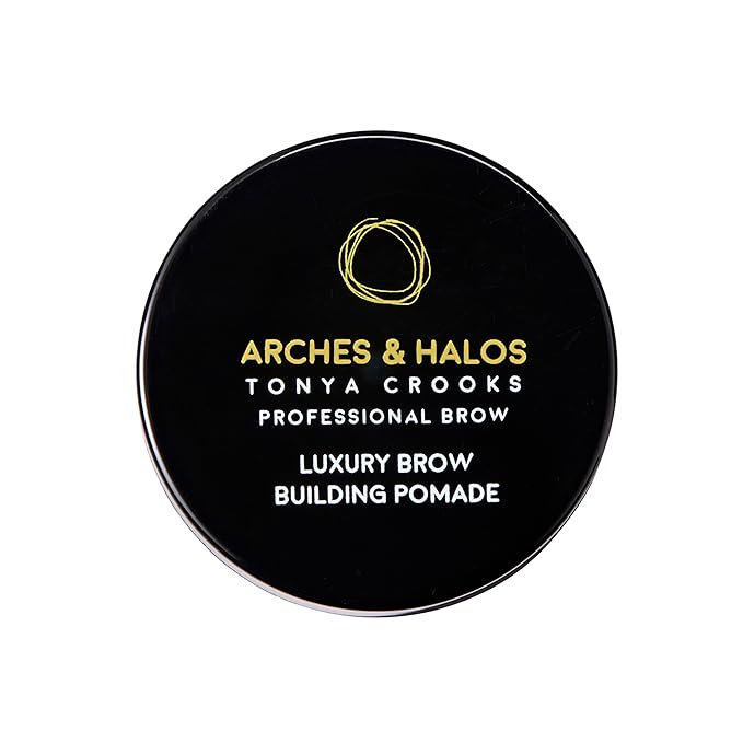 Arches and Halos Luxury Brow Building Pomade - Vegan Eyebrow Pomade - Creamy, Long Wearing Color for Clean, Defined Brows - Sunny Blonde - 0.1 oz