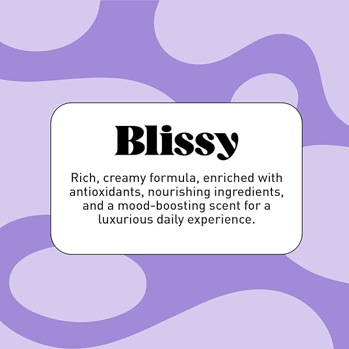 NATURE WELL Blissy Whipped Body Cream, Rich & Ultra-Moisturizing, Quick-Absorbing Formula for Daily Use, Enriched with Antioxidants, Hydrate & Nourishes Skin Barrier, Vanilla & Sandalwood Scent, 12 Oz