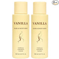 Vanilla Hair and Body Mist, Lightweight Tropical Vanilla Scent, with Vanilla, Coconut, Cacao, Natural & Ocean Scent, Hydrating Mist for Skin & Hair, Long-Lasting Fragrance