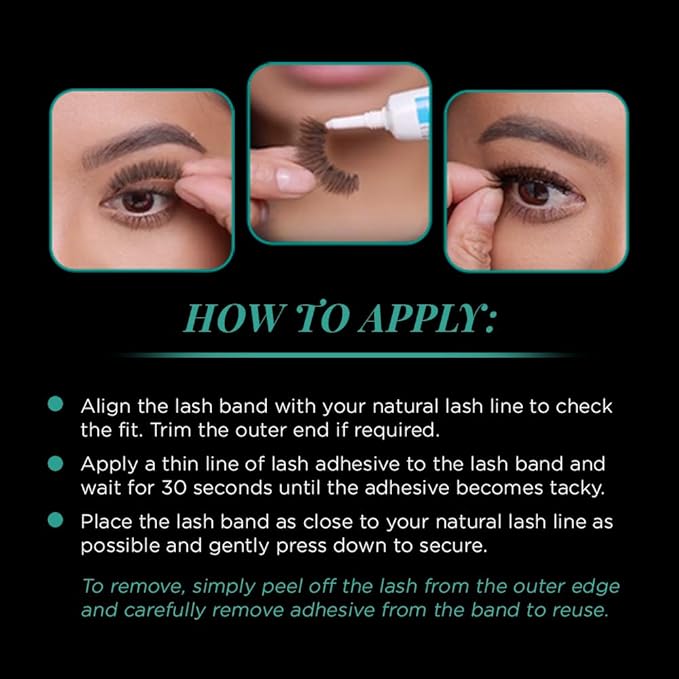 Ardell False Eyelashes 111 - Black, Lightweight, Reusable, Soft & Natural Look Strip Lashes for Everyday Wear, 4-Pack