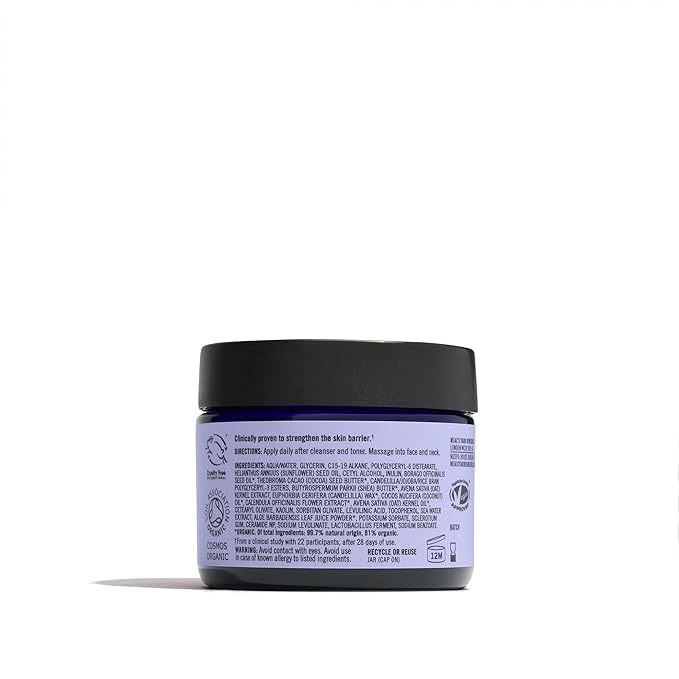 Neal's Yard Remedies Oat & Ceramide Barrier Repair Cream, Vegan & Cruelty-Free, 1.69 fl. oz.