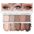 Matte Eyeshadow Palette,Peach Nude Neutral Eye Shadow,Rosy Beige Taupe Brown Eyeshadow,Soft Blendable Natural Makeup,Long Lasting Waterproof Eyeshadow for Daily Office Soft Glam Look,Sombra de Ojos 02