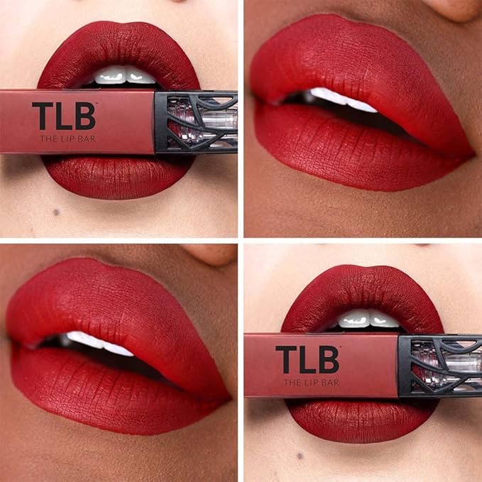 The Lip Bar Liquid Matte Lipstick 3 Pack, Rich Auntie+ Brickhouse + Savage