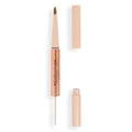 Revolution, Fluffy Brow Filter Duo, 2-in-1 Eyebrow Pencil & Gel, Enhances & Shapes Brows, Vegan & Cruelty-Free, Blonde, 1 piece