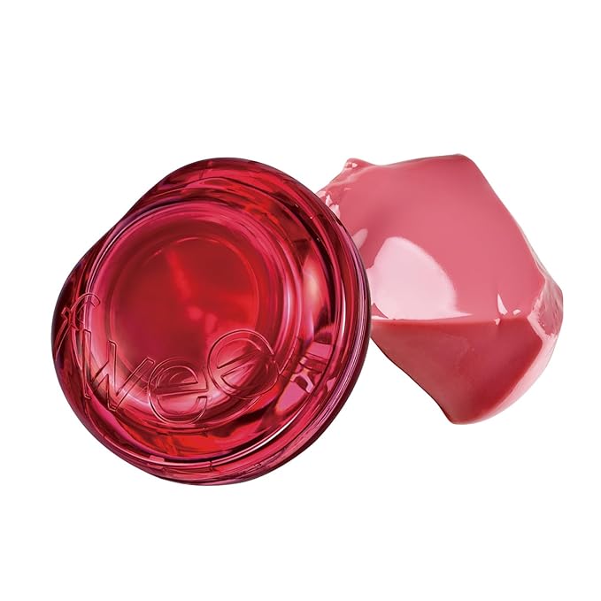 fwee Glowy Jelly Pot | Dewy Jelly Lip & Blush Color, Tinted Glow Balm, Dewy Buildable Finish – Mellow Mango (Natural Coral) | 0.14 oz