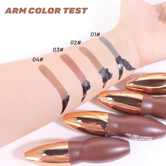 Peel Off Eyebrow Gel for Women, Fuller & Defined Looking Brows, 5 Days Long-Lasting Waterproof Sweatproof, Gift for All Skin Types Spring Sale Deal 2026 (02-Taupe)