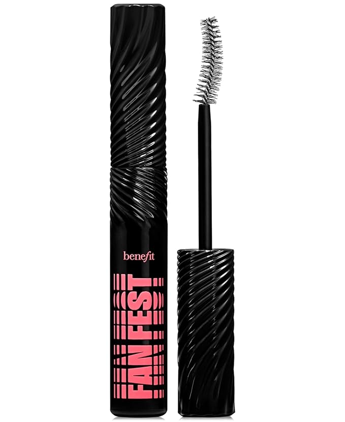 Benefit Cosmetics Mini Fan Fest Fanning & Volumizing Mascara Hyper Black, 0.14 Ounce (Pack of 1)