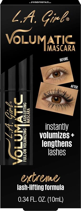 L.A. Girl Volumatic Mascara, Ultra Black GMS651