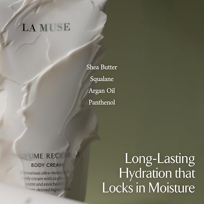 LA MUSE Perfume Body Lotion for Women(Floral Musk) | Body Cream for Women, Dry Skin with Shea Butter | Peptide Body Cream | Softens & Comforts Sensitive Skin with non-Sticky finish | Korean Skin Care