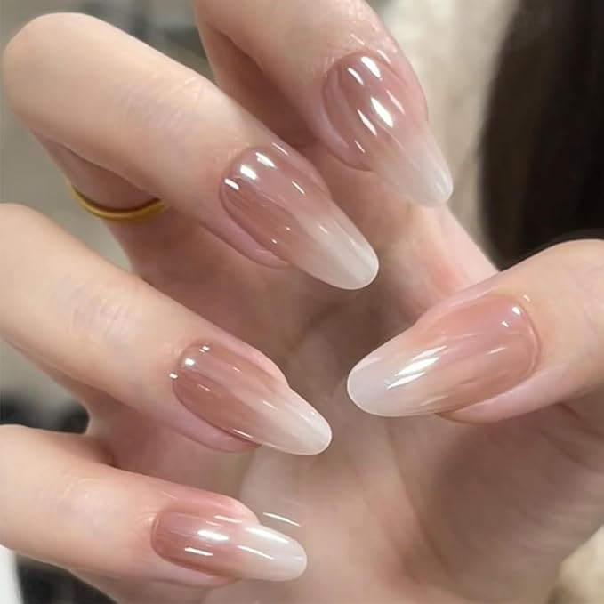 White Pearl Chrome Nail Powder for Gel Nails Clear Glazed Donut Mirror Effect High Gloss Nail Glitter Pigment Powder, Moonlight Unicorn Nail Chrome Powder for Nail Gel Polish Design 1g