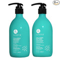 Luseta Thickening Shampoo and Conditioner Set with Collagen Peptides Strengthen and Moisturize for Thin & Dry Hair, Promote Thickness and Reduce Breakage for Fuller-Looking Hair 16.9oz×2
